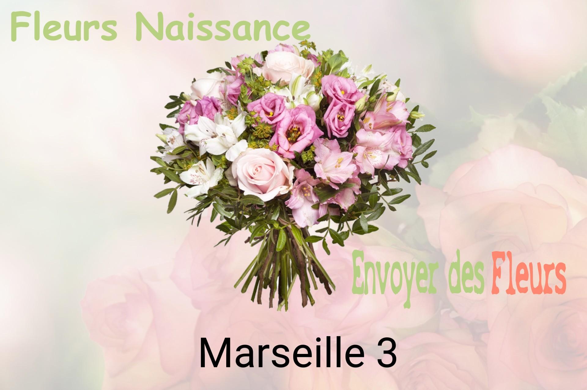 Bouquet de fleurs de naissance livré à Marseille-3